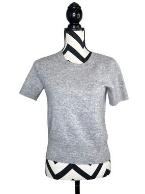 Naadam 100% Cashmere Sz S Short-Sleeve Lightweight Pull-Over Sweater